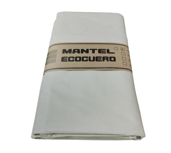 Producto - Mantel ecocuero cuadrado manteca