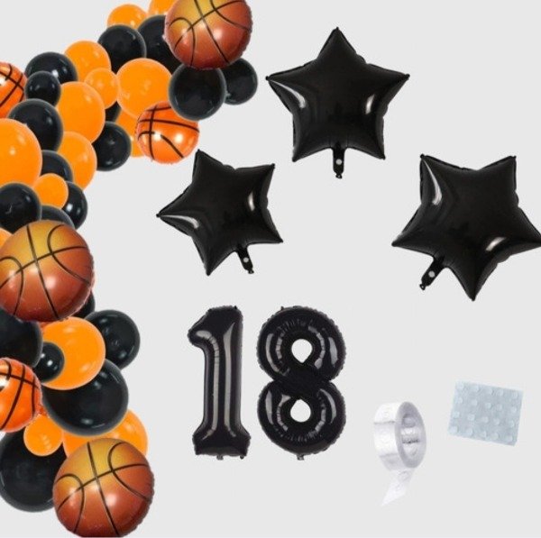 Producto - Pack de globos pelota de básquet