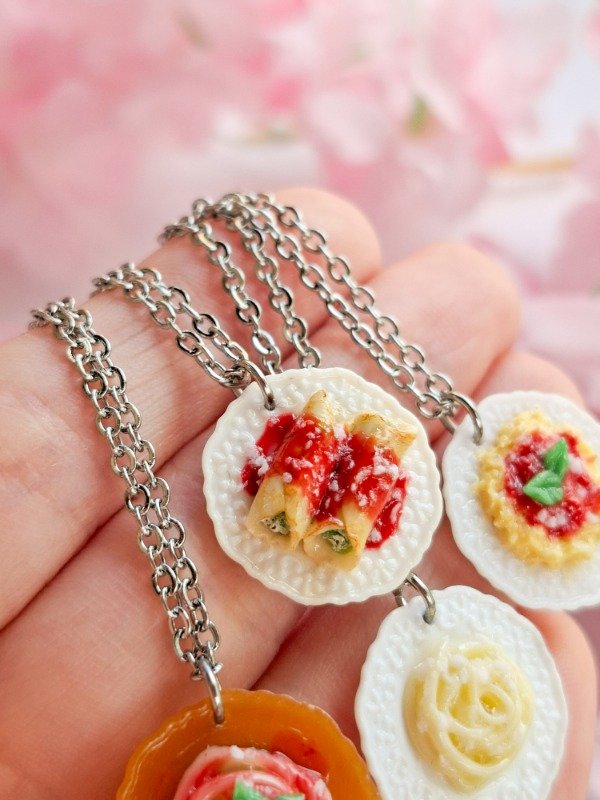 Producto - Collar Comiditas II (pastas) - 3