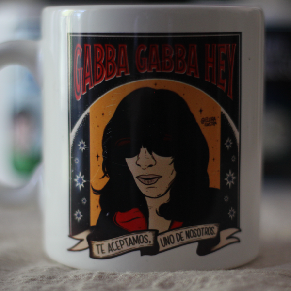 Producto - TAZA RAMONES - GABBA GABBA HEY