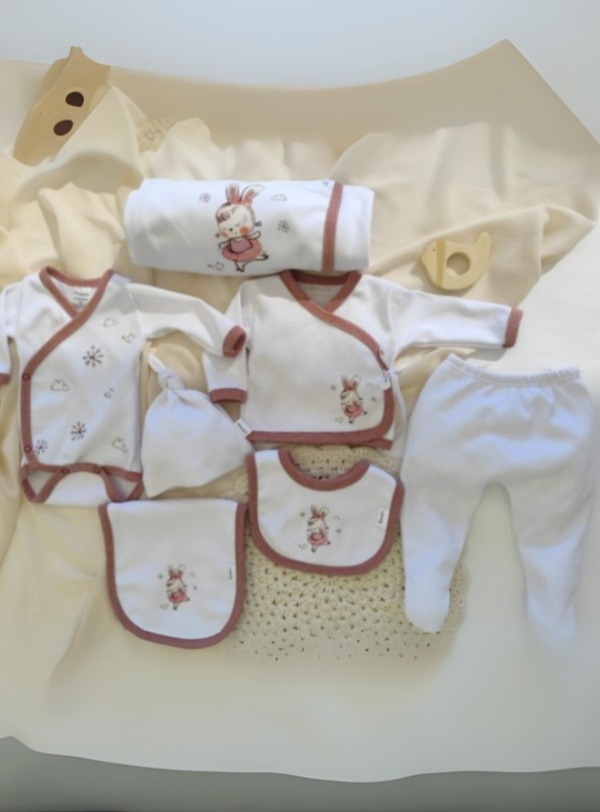 Producto - Kit Nacimiento Completo 7 Prendas Coneja