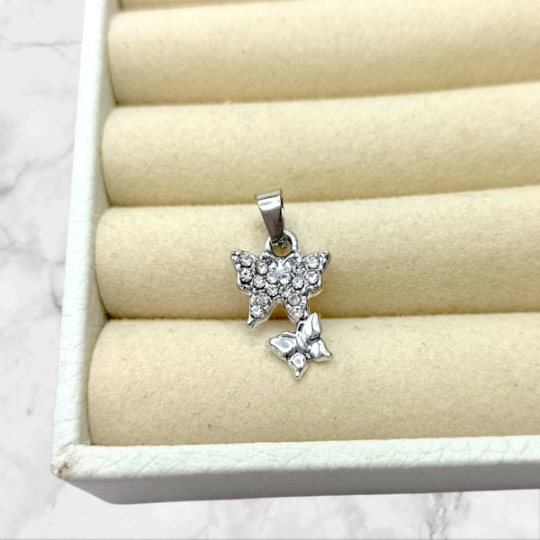 Producto - Dije doble mariposa AQ 80110