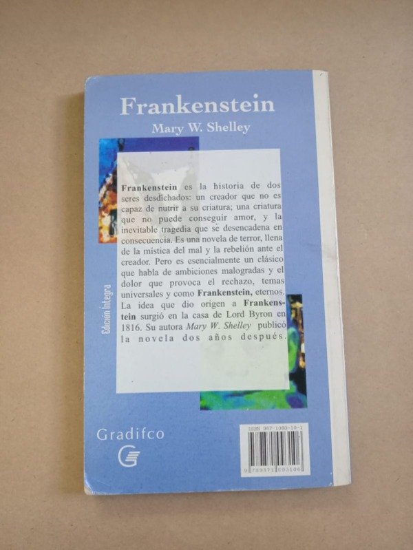 Producto - Frankenstein - Mary Shelley - Gradifco 2006 - 1