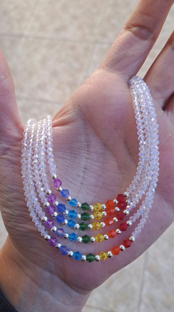 Producto - Collar con Cristales 7 Chacras
