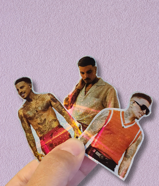 Producto - STICKERS HOLOGRÁFICOS - RAUW ALEJANDRO - SET #2