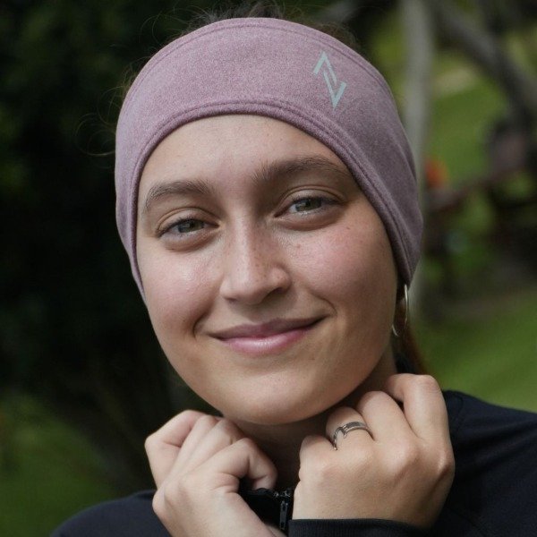 Producto - Vincha ancha Micropolar Pulso y Acción Morada