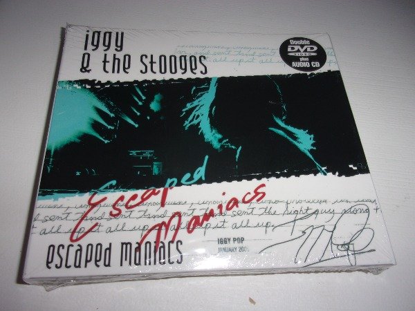 Producto - 2 DVD + CD IGGY POP AND THE STOOGES ESCAPED MANIACS NUEVO EUROPA F10