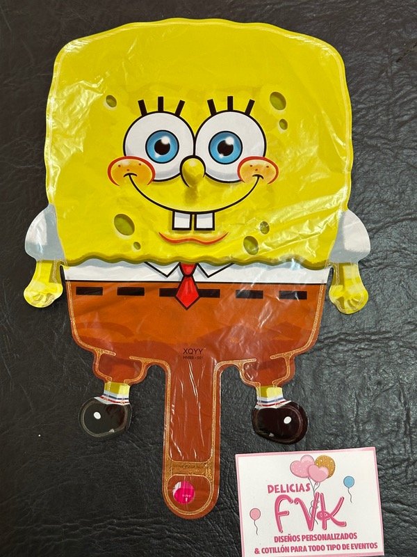 Producto - Globo forma mini Bob Esponja 40 cm