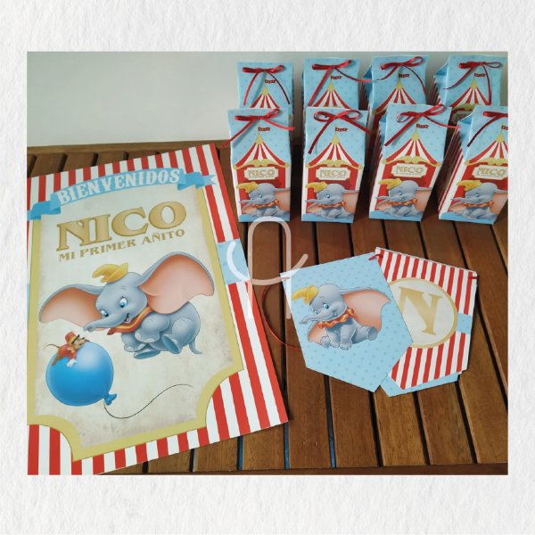 Producto - 10 cajitas milk+ cartel de bienvenida + banderin