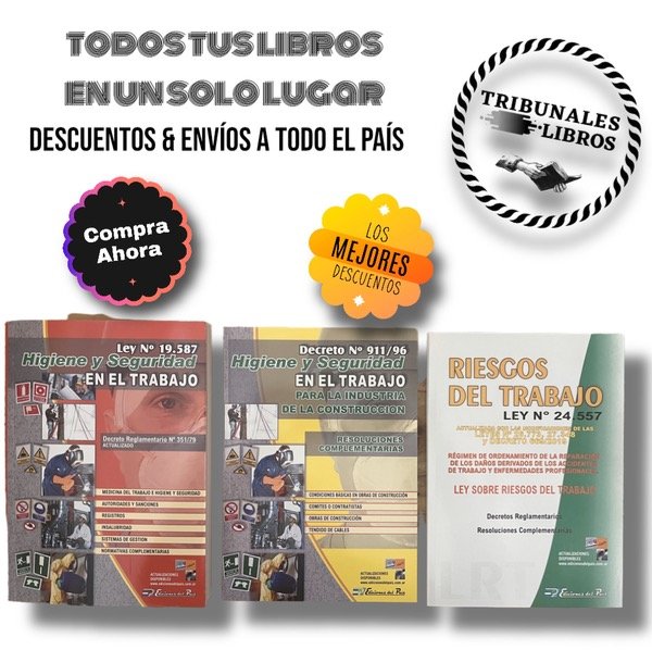 Producto - Pack Higiene + decreto 911 + riesgo de trabajo