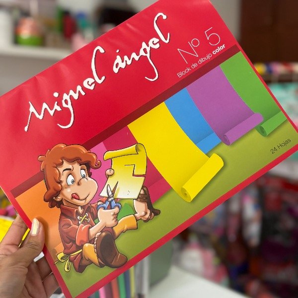 Producto - Block Dibujo Color x24 Miguel Angel 7806