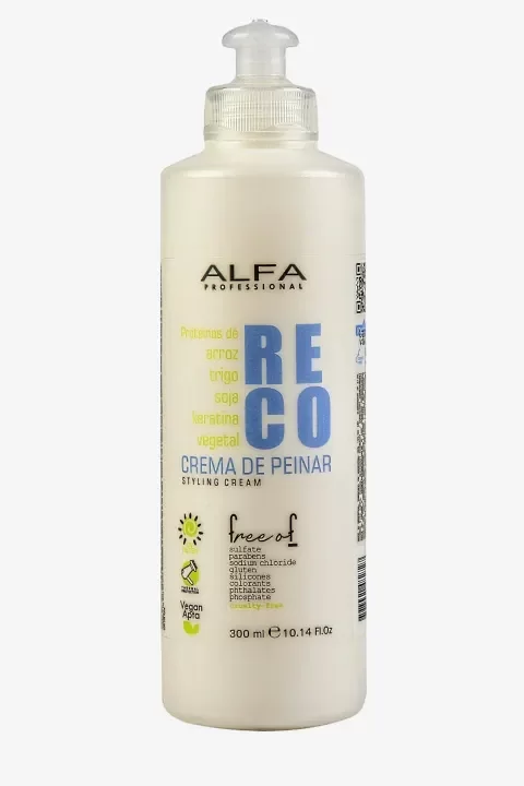 Producto - ALFA CREMA DE PEINAR RECONSTRUCTIVA X 300ML Apta CGM - 2
