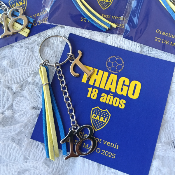 Producto - LLavero Boca JR. mas tarjeta