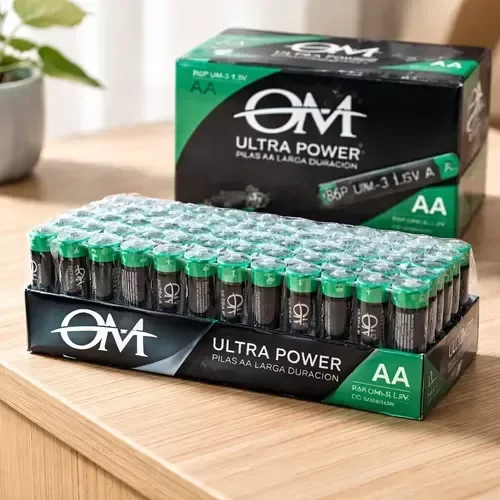 Producto - Pilas AA OM PACK 60 PILAS