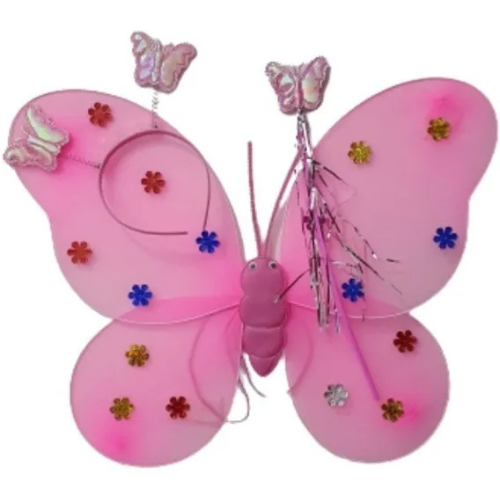 Producto - Set alas de mariposa rosa