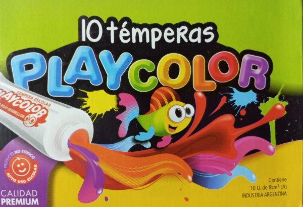 Producto - Tempera colores surtidos x 10 unidades