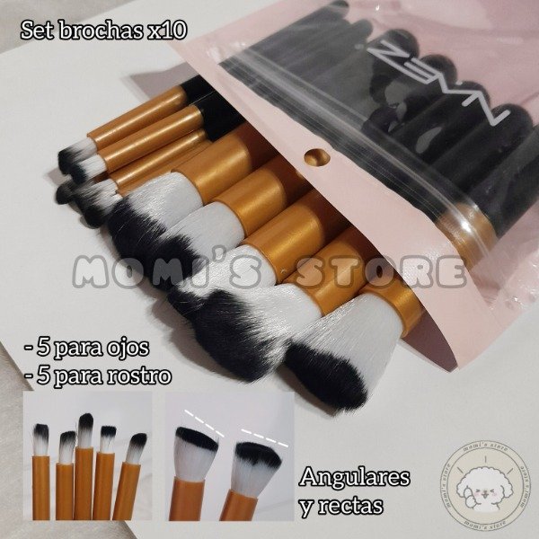 Producto - Set de brochas x10 Naez