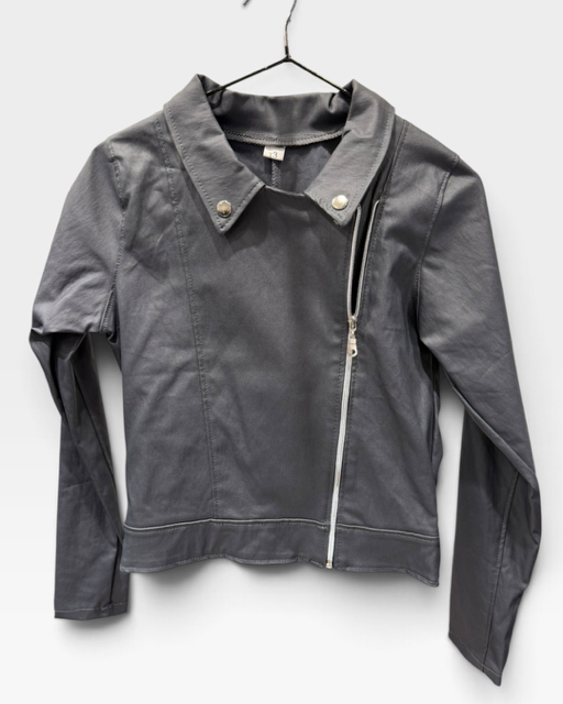 Producto - CAMPERA ENGOMADA GRIS 0708 - 1