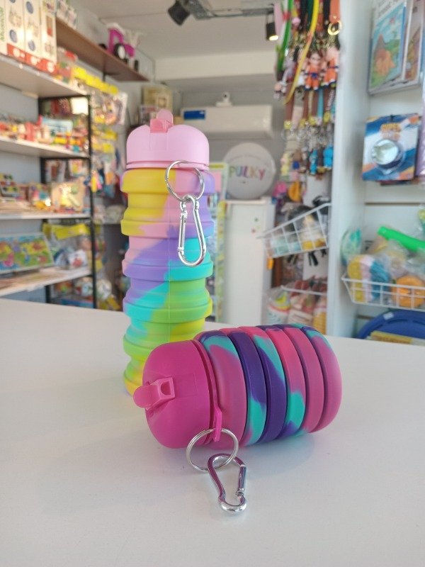 Producto - Botella plegable con mosquetón