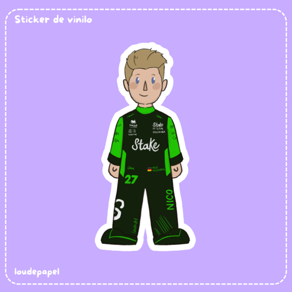 Producto - Mini Nico Hulkenberg - Sticker de vinilo