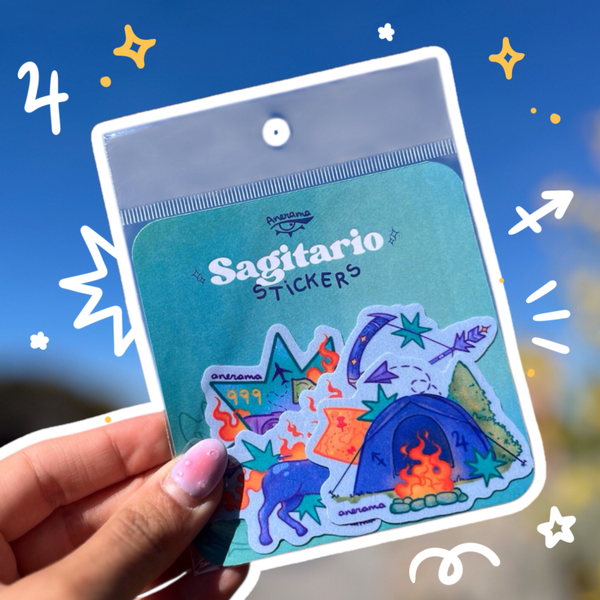 Producto - NUEVOS! Stickers Sagitario X4