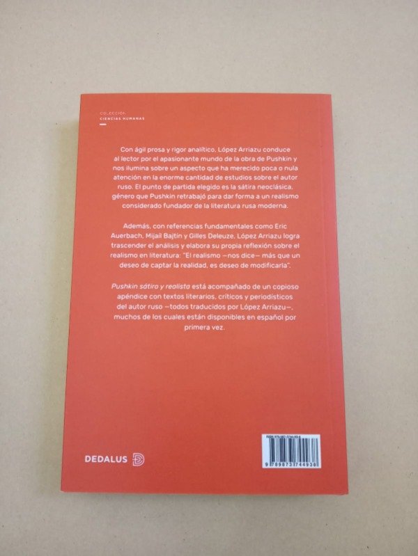 Producto - Pushkin sátiro y realista - Eugenio López Arriazu - Dedalus 2024 - 1