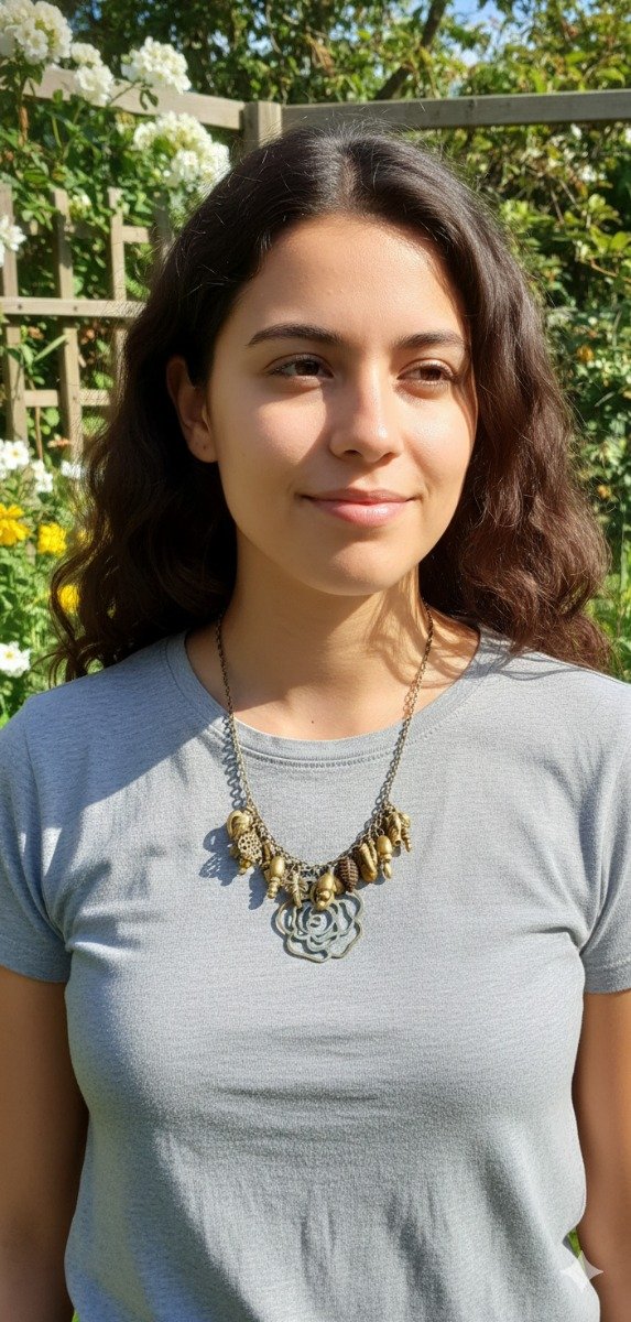 Producto - Collar Eladia-Color bronce