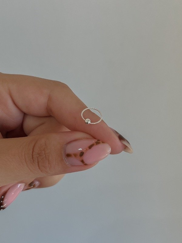 Producto - Piercing labrado y bolita 0,8cm