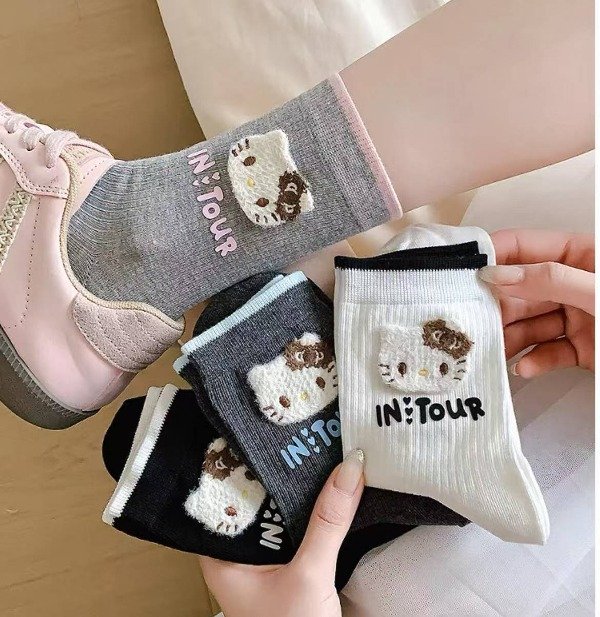 Producto - Medias de kitty 3d