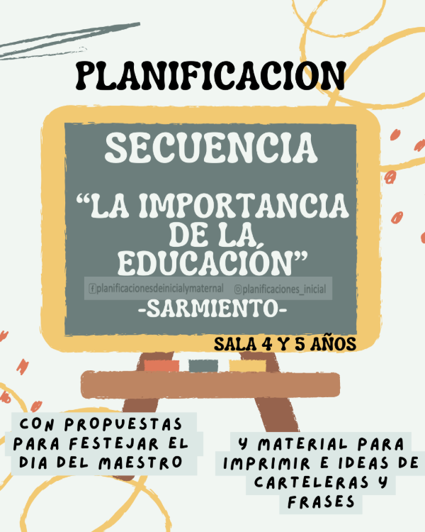 Producto - Secuencia La importancia de la Educación