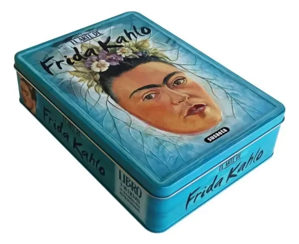 Producto - Lata Quiero Saber Frida Kahlo - Editorial Susaeta