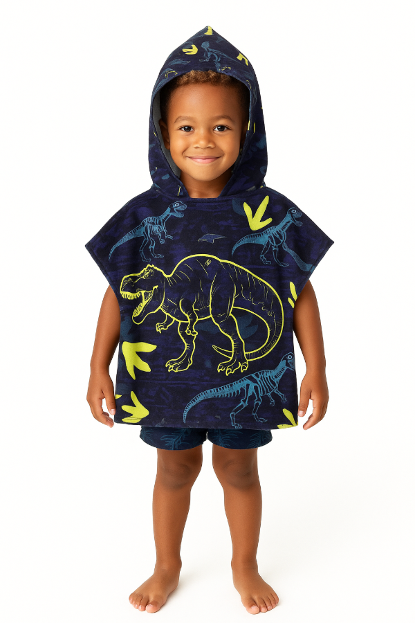 Producto - PONCHO DINOSAURIO TOALLA MICRO