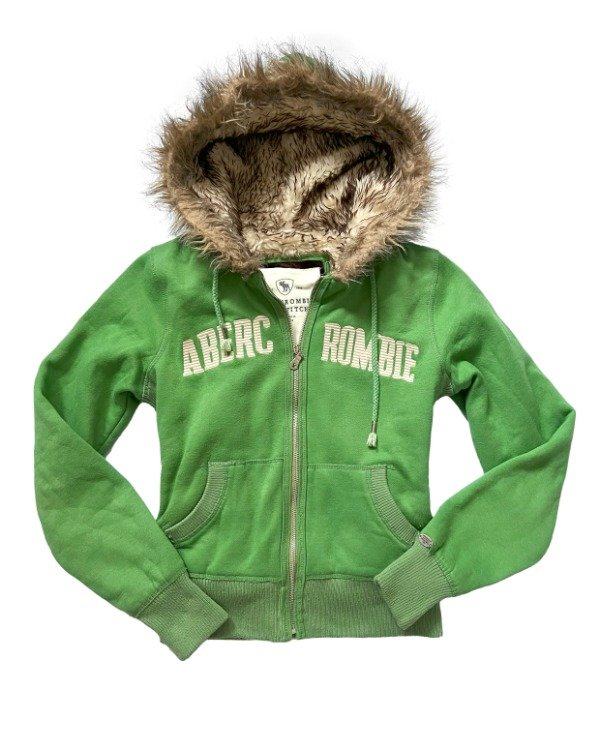 Producto - campera peluda abercrombie olive