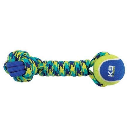 Producto - ZEUS K9 FITNESS SOGA TRENZADA CON 2 PELOTAS 30CM