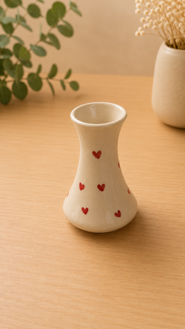 Producto - Florero ceramica premium corazones
