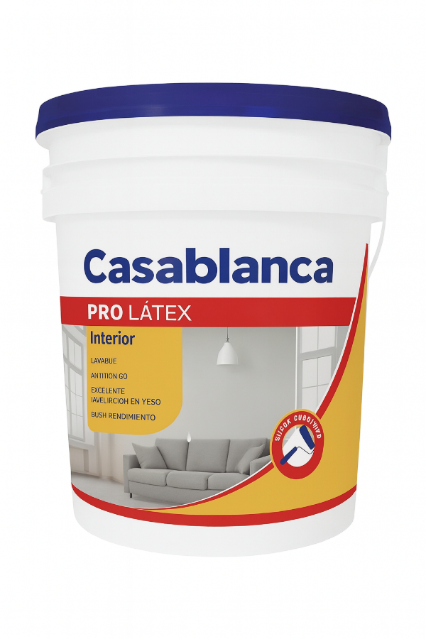 Producto - Pintura Casablanca Pro Interior Látex Mate 10 Litros  Blanco
