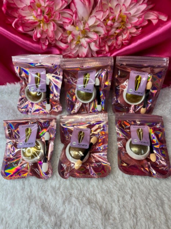 Producto - Polvo espejo naez- Diferentes tonos dorados