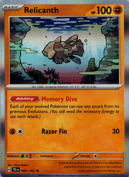 Producto - Relicanth - 084/162 - Temporal Forces - Holo