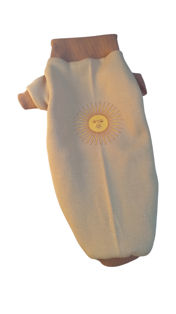 Producto - Buzo sol patrio frisa beige