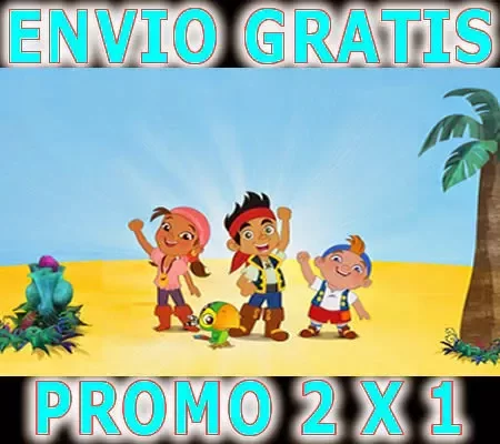 Producto - Kit Imprimible Jake Y Los Piratas