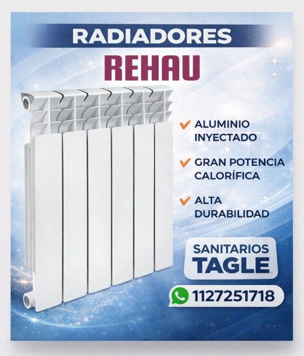 Producto - Radiador REHAU - Tamaño 500 X 12 Elementos