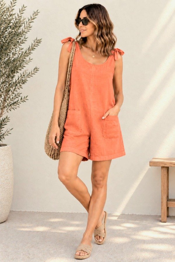 Producto - Mono de Lino Corto - 5