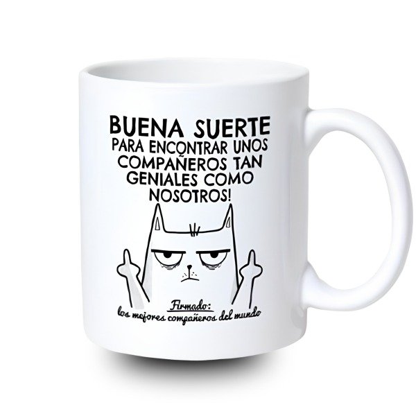 Producto - Taza de Cerámica Oficina - Compañeros Geniales -