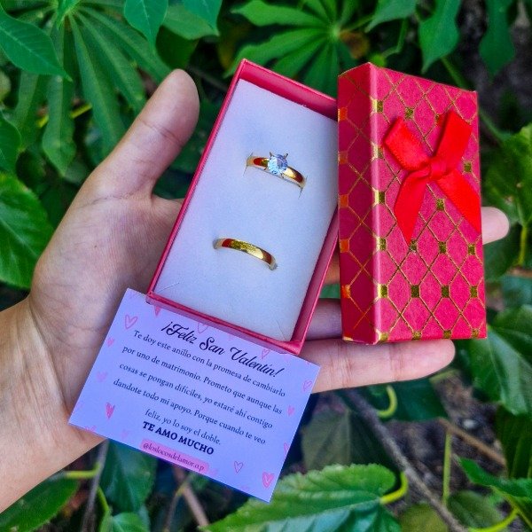 Producto - Caja San Valentin dorados
