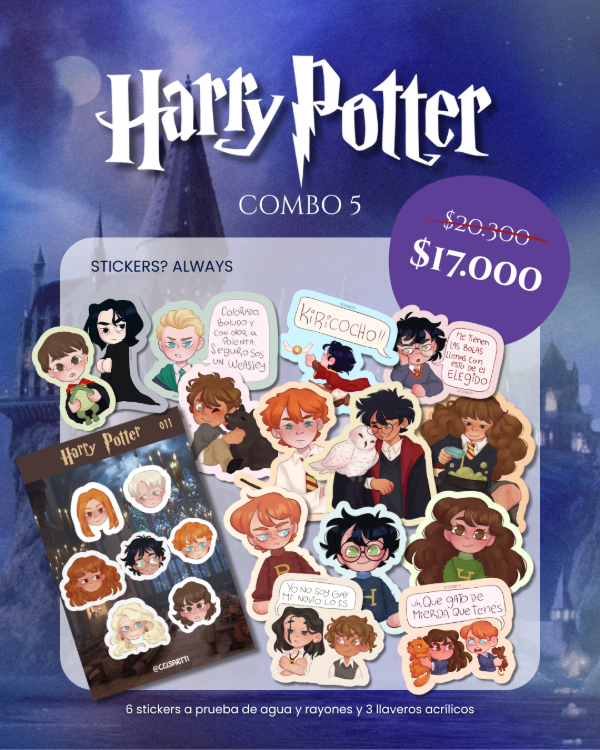 Producto - COMBO 5 - Stickers, Always