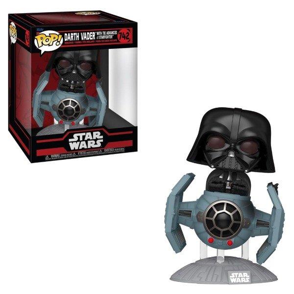 Producto - DARTH VADER WITH TIE ADVANCED X1 STARFIGHTER 742