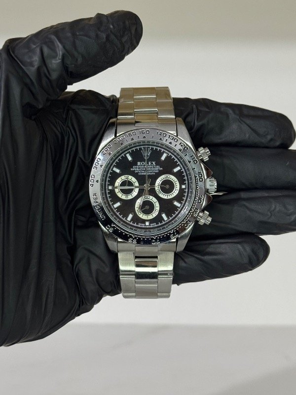 Producto - ROLEX DAYTONA PLATA NEGRO (calidad AA+)