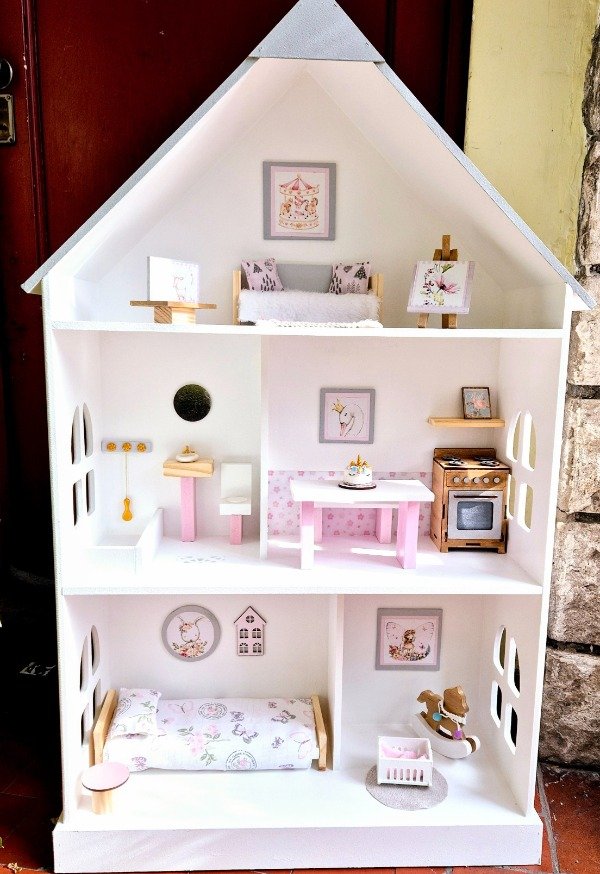 Paper Doll House Articulos Para Casas De MuÃ±ecas Casita Mansion