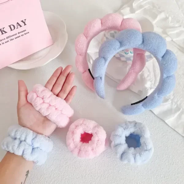Producto - Vincha con muñequeras para skincare - 0