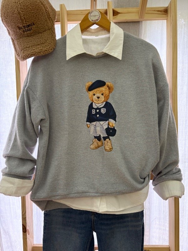 Producto - SWEATER OSITO GRIS